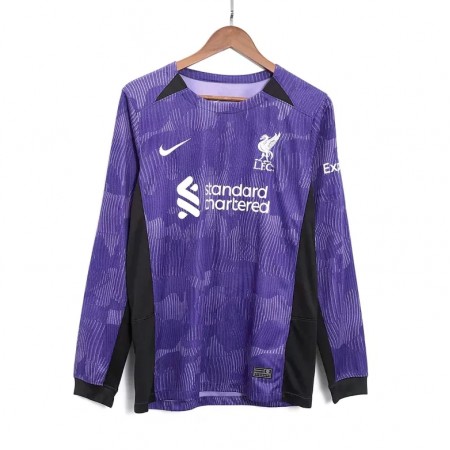 Camisetas Liverpool Tercera 2023-24 Manga Larga - Hombre